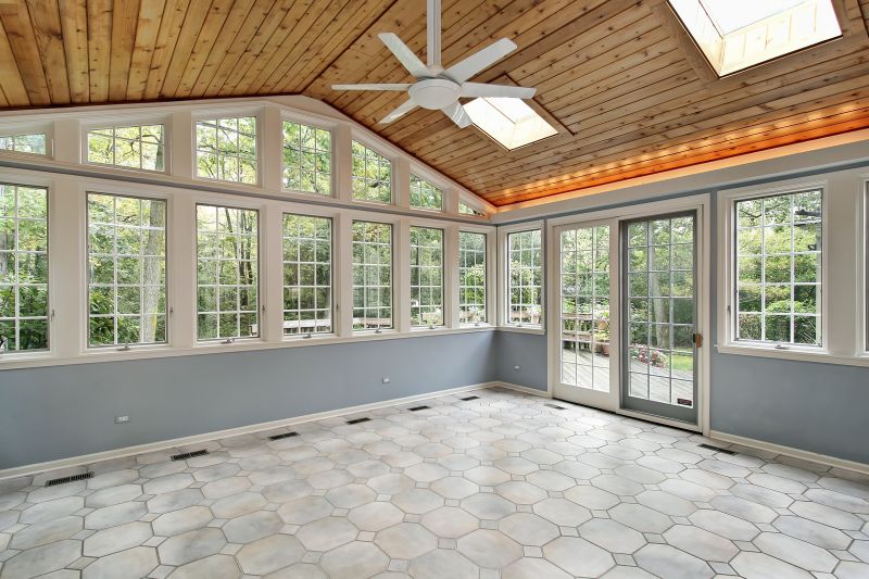 Sunroom with Custom Windows